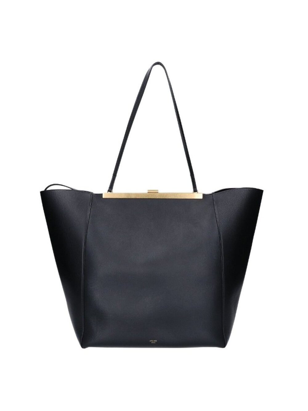 Celine Phoebe Philo Era Leather Cabas Clasp